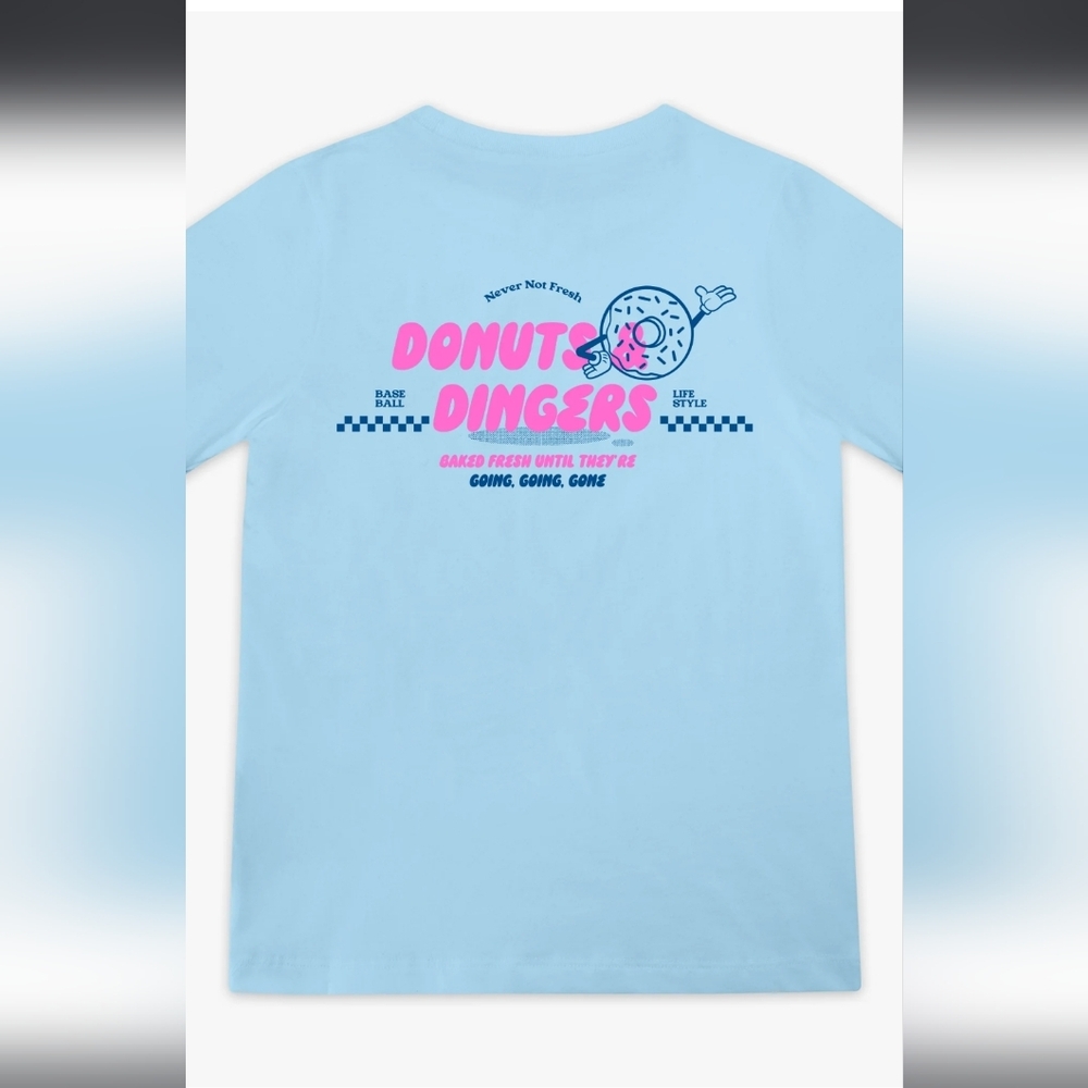 Baseball Lifestle 101 Donut Youth Tee Large